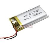 Фото - 802040 Літій-полімерний акумулятор 8*20*40mm (Li-ion 3.7В 900мА·ч)