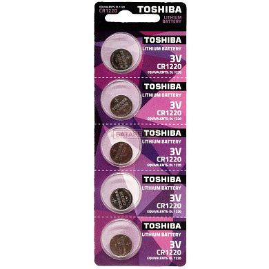 Фото - TOSHIBA CR 1220 / 5 BL, 3V, Lithium