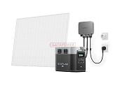 Фото - Комплект EcoFlow PowerStream - мікроінвертор 800W + зарядна станція Delta Max 2000 та сонячні панелі
