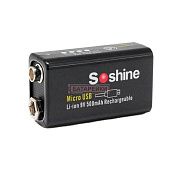 Фото - Soshine USBLi-7.4-500 Аккум Крона. USB-C 