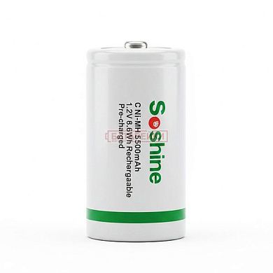 Фото - Soshine  R14 1.2V 5500mAh 