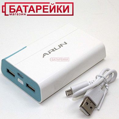 Фото - Power Bank ARUN Y39 8400mAh White-blue