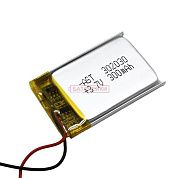 Фото - 302030 Літій-полімерний акумулятор 3 * 20 * 30mm (Li-ion 3.7В 120мА · год)