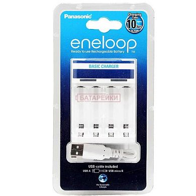Фото - Зарядний пристрій Eneloop Basic USB Charger (BQ-CC61)