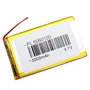 Фото - 6060100    3,7V 5000mAh  (60x60, толщ.10,0мм) 