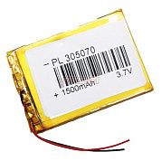 Фото - 305070    3,7V 1500mAh  (50x70, толщ.3,0мм) 