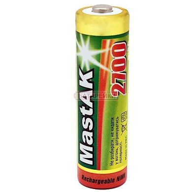 Фото - Аккумулятор Mastak  R6,2700mah 270AAHC +кейс