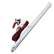 Фото - Лампа Светодиодная POWERMASTER T8, 12V, 30 см, зажимы, BOX