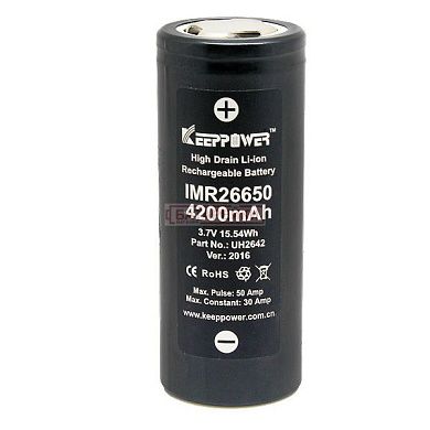 Фото - KEEPPOWER IMR26650 4200mAh 
