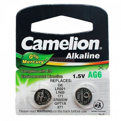 Фото - AG6 L921 C10 Camelion Батарейка