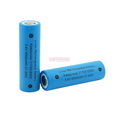 Фото - KEEPPOWER 21700 E600 6000mAh 