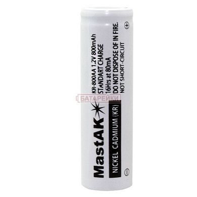 Фото - AA MastAK HR-800 AAH 1,2V 1,2V 0,8Ah Cd  14,2*48,2   20мΩ