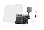 Фото - Комплект EcoFlow PowerStream - мікроінвертор 800W + зарядна станція Delta Pro та сонячні панелі 2х40