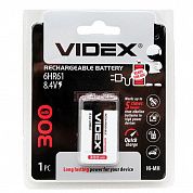 Фото - Videx 30HR22 (Крона/6F22) 300mAh