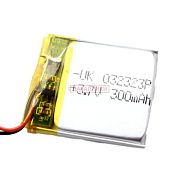 Фото - 302323 Літій-полімерний акумулятор 3 * 23 * 23mm 3,7V (Li-ion 3.7В 300мА·ч)