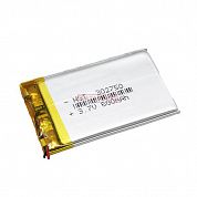 Фото - 302750 3,7V 600mAh (27x50, толщ.3,0мм) на 2 провода.