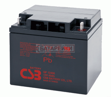 Фото - 12V 40Ah  CSB GP12400 (12V 40Ah)