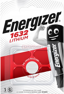 Фото - ENERGIZER CR1632 Lithium 1шт.