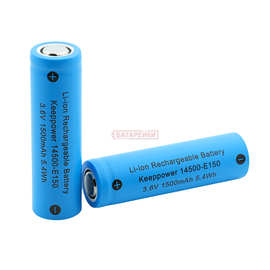 Фото - KEEPPOWER 14500 E150 1500mAh 