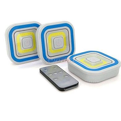 Фото - Ліхтар переносний YT-311+ пульт, 3 режими, 3*COB, таймер, живлення від 3*ААА(немає в комплекті), Bli