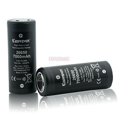 Фото - KEEPPOWER IMR26650 7000mAh UH2670 