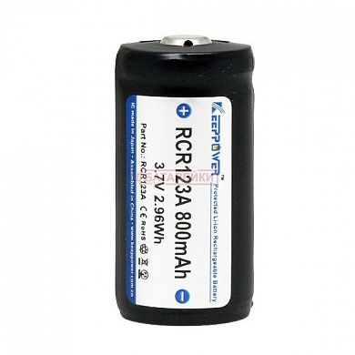 Фото - KEEPPOWER  RCR123 800mAh