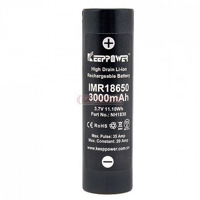 Фото - KEEPPOWER IMR18650 3000mAh 20A