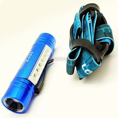 Фото - фон ак налоб+руч мет Bailong BL-811B-6 99000W+ЗУсеть+6SMD+скоба
