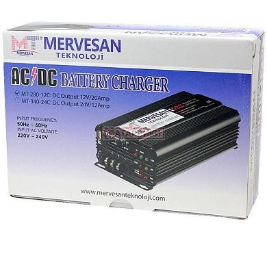 Фото - Зарядний пристрій Mervesan MT-280C-12C для акумулятора 12V-10A/20A