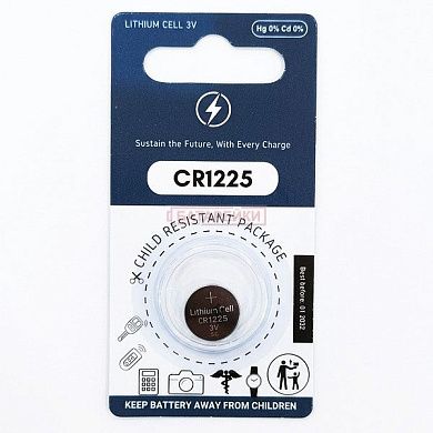 Фото - Litium Cell CR 1225
