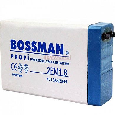 Фото - 4V 1,8A 2FM 1.6 Bossman-Profi Акку SLA.