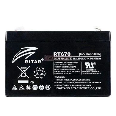 Фото - 6V7A  AGM RITAR
