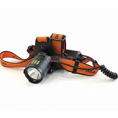 Фото - ліхтар налоб акум алюм BL-T203-TG (PM10-TG+СОВ біл.черв.) zoom TypeC, 2х18650 3+3реж