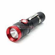 Фото - ліхтар акум алюм BL-736-T6 RED zoom +БОКС,microUSB, 18650  2реж.(плав.регулю.)