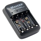 Фото - Зарядка. Авто 4Ч MastAK MW-518 1-4 R03/R6 500мA,1-2 Krona 13mA, 100-240V