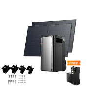 Фото - Комплект EcoFlow STREAM ULTRA/Solar Panel 2*400/Cистема кріплень EcoFlow Rigid Solar Panel Mounting 