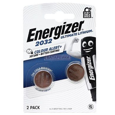 Фото - ENERGIZER Ultimate Lithium CR2032 уп 2шт.
