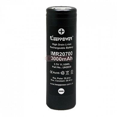 Фото - KEEPPOWER IMR20700 3000 mAh