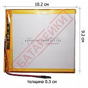 Фото - 3098100 (5000mAh) HST (3х90x100) на 2 провода.