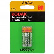 Фото - KODAK MAX Ni-MH R03 (1000mAh) 1x2 шт на бл.