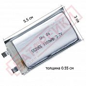 Фото - 553055 Shida 1000mAh (6,5*29,5*55,3)19,8г