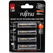 Фото - FUJITSU BLACK Ni-Mh ААА/R03 950 mAh  4шт/уп blister