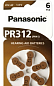 PANASONIC Zinc Air ZA 312 / (6 bl)