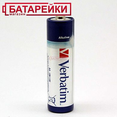 Фото - VERBATIM Battery AA-LR6 Mignon Alkaline Blister 1x4шт 49921