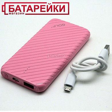 Фото - Power Bank GOLF G16 pink 4000mah