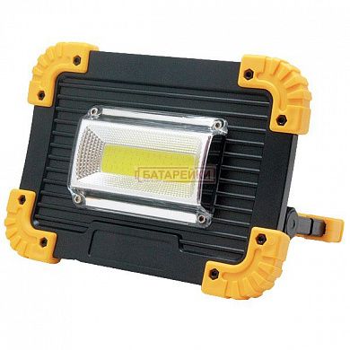 Фото - Прожектор светодиодный L811-20W-COB+1W, ЗУ micro USB, 2x18650/3xAA, Power Bank, Box