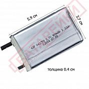 Фото - 383759 TPP 900mAh(3.8*37*59) 