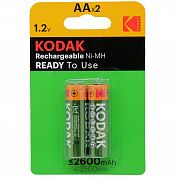 Фото - KODAK MAX Ni-MH R6 (2600mAh) 1x2 шт на бл.