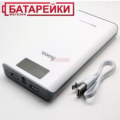 Фото - Power Bank Hoco B3 20000mah LCD White
