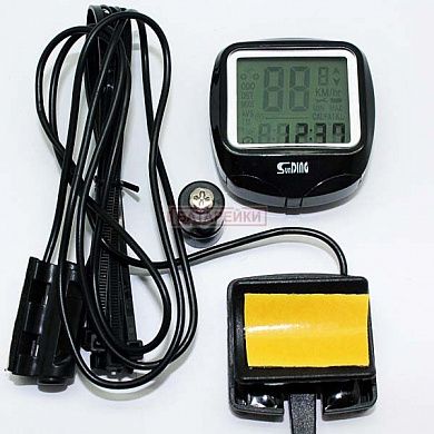 Фото - Велокомпьютер SD-568 с подсв экрана, 23 функции, waterproof